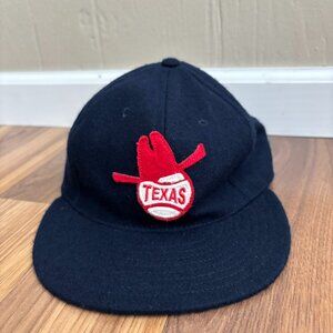 Ebbets Field Flannels Texas Senators Wool Hat in Navy